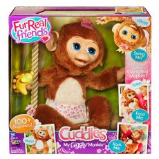 Коврик детский FURREAL FRIENDS Смешливая обезьянка пластик/текстиль коричневый/бежевый (от 4 лет)