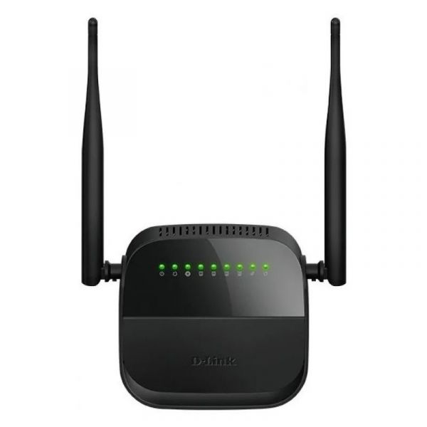 Wi-Fi роутер D-link DSL-2750U/R1A N300 черный